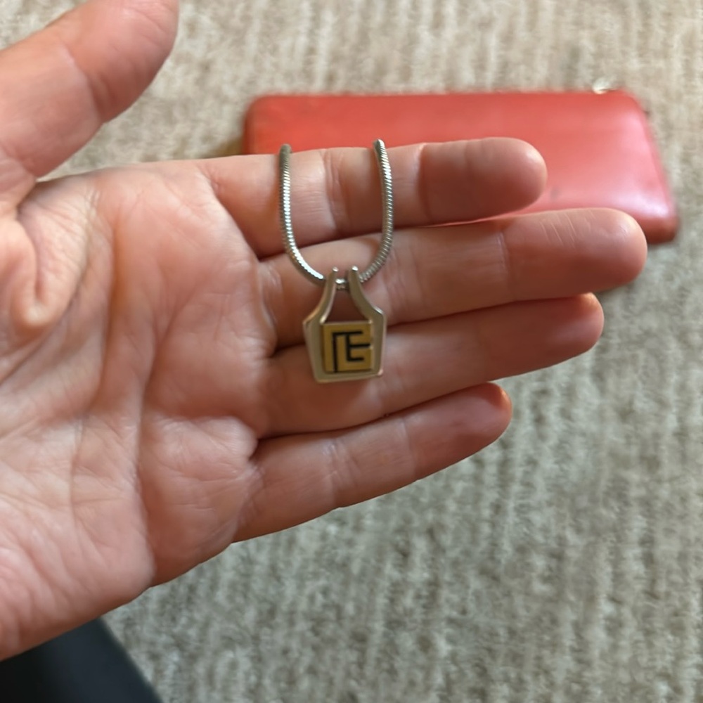 Silver & Gold  Givenchy Necklace - Used